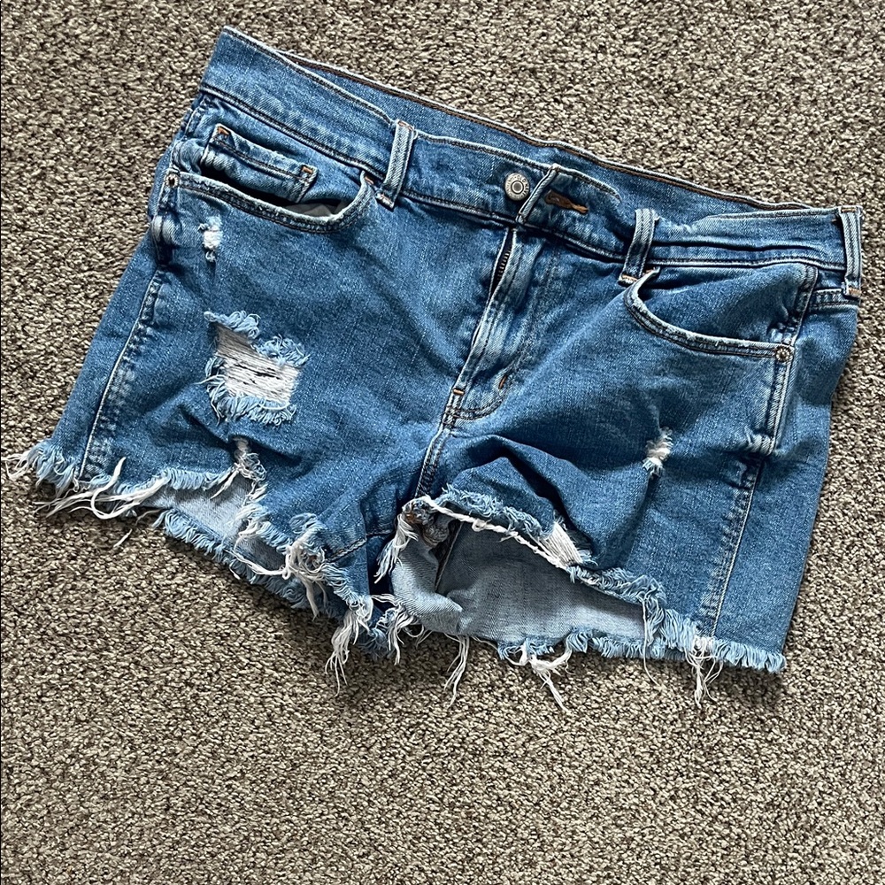 Old Navy Frayed Blue Jean Shorts